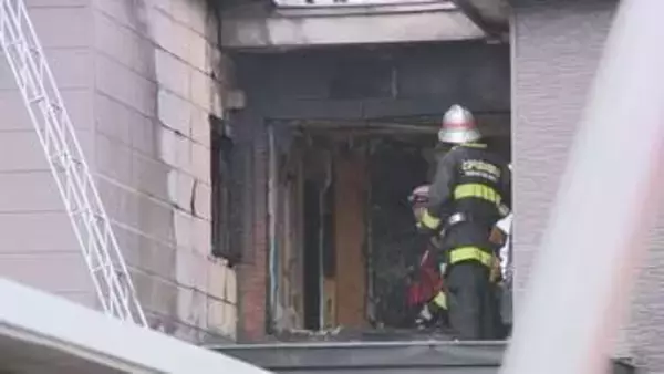 「一階から火が出ている」　帯広市で住宅火事 高齢の男女2人死傷 約4時間後に消し止め