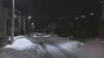 大雪に見舞われた札幌の住宅街日が暮れてどうなった…落雪の恐れも　気温上昇や強い風にも注意