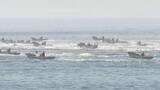 「北方領土・歯舞群島の貝殻島周辺で今年のコンブ漁が始まる　初日の水揚げは去年の3分の1程度」の画像1