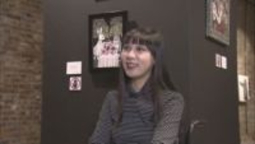 函館で「人魚」を描き続ける車いすの女性画家　込められた思いは…GLAYのTERUさんも応援