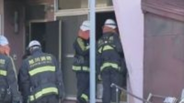 一時騒然　旭川のアパートで火災　住人の男性を病院搬送