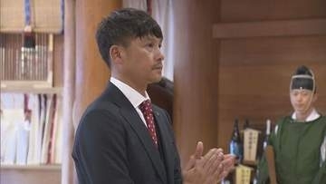 祈　J1昇格　北海道コンサドーレ札幌が北海道神宮で　必勝祈願