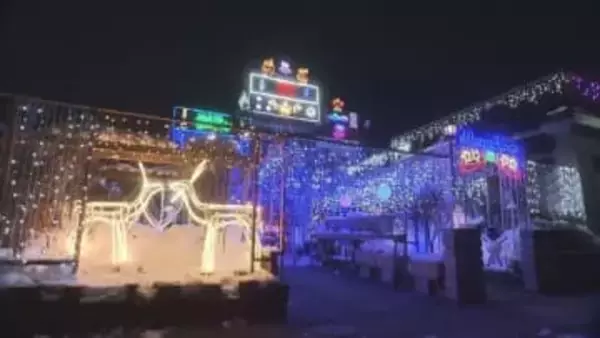 【千歳】電球なんと約4万個！屋根まで拡大　市のカレンダーにも選ばれた個人宅の本気イルミネーション