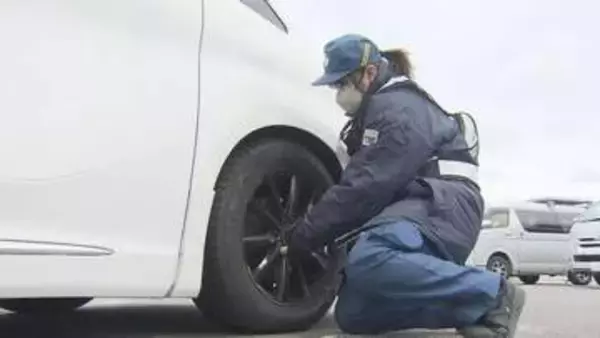 出発前にナットの緩み確認を！道警がタイヤ脱落防止を呼びかけ、点検車両の約3割に不備　当別町
