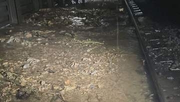 道内は大気の状態が不安定となり　胆振・日高地方を中心に大雨　室蘭線線路が冠水