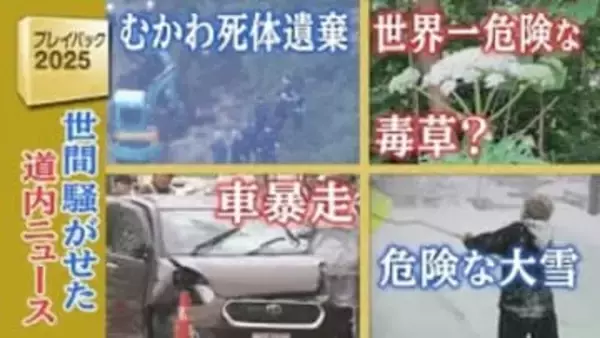 暴走　死体遺棄　詐欺　そして大雪　2025年道内を騒がせたニュースを一気に振り返り