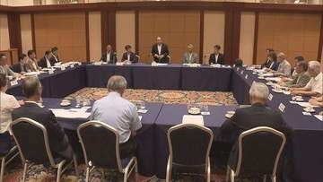札幌市長選の自民党候補を選ぶ選考委員会初会合　会合を前に応募者の今衆議院議員が辞退を表明