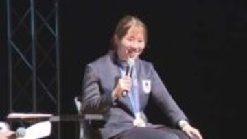 ミラノ五輪スピードスケート女子団体パシュートで銅メダルを獲得　堀川桃香選手　地元大樹町で報告会開催