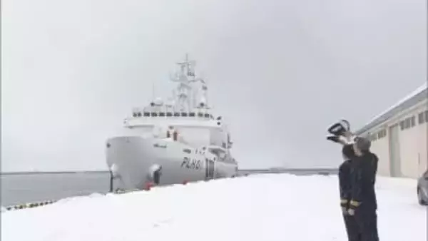 【北海の守護神】47年ぶり更新の最新鋭巡視船「そうや」が宗谷岬沖へ出航、オホーツク海の流氷観測へ