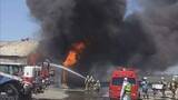 「【速報】「建物から爆発し、1階から出火した」江別市で倉庫が炎上中　今のところけが人の情報なし」の画像1