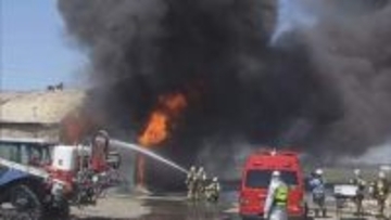 【速報】「建物から爆発し、1階から出火した」江別市で倉庫が炎上中　今のところけが人の情報なし