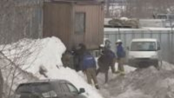 江別市　パキスタン人経営の会社建物の壁に焼けた跡 　周辺でプレハブが燃える火事相次ぐ