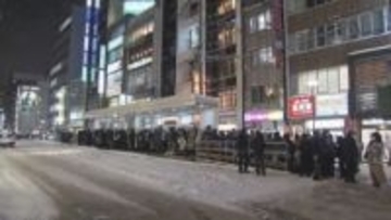 約2500人帰宅時間直撃　大雪影響で札幌市電　一時全線ストップ　13日朝までは大雪注意