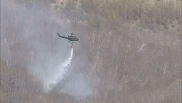 【中継】北海道池田町で林野火災　発生から丸1日経過　消火活動続く　消火のめど立たず