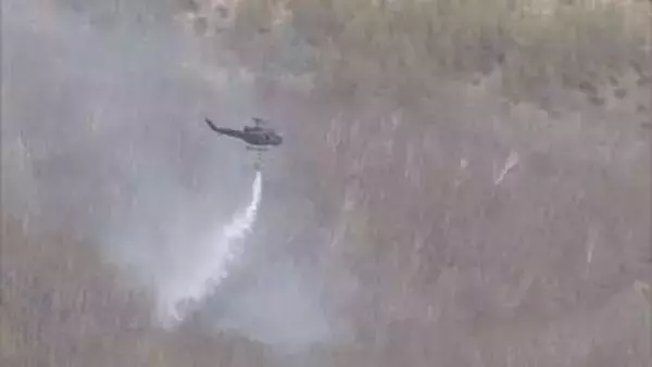 【中継】北海道池田町で林野火災　発生から丸1日経過　消火活動続く　消火のめど立たず