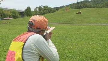 登別市では初めて　 自治体の判断で野生動物を駆除できる「緊急銃猟」の訓練