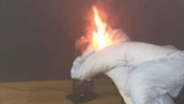 【実験動画】暖房器具による事故に注意　洗濯物や衣服に引火　ほこりや油漏れが原因の火事も
