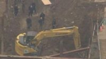 【続報】下敷きになった作業員死亡　北海道・ニセコのホテル建設現場で基礎工事中に土砂崩れ