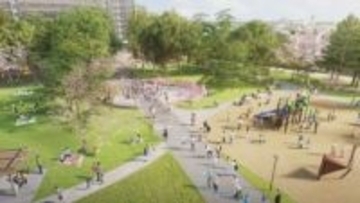 老朽化進む北広島駅前「北広公園」、エスコンと市が協働でリニューアルへ　企業版ふるさと納税を活用