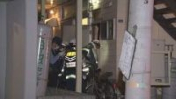 札幌市東区のアパートで火事　住人の80代女性が煙を吸って病院に搬送
