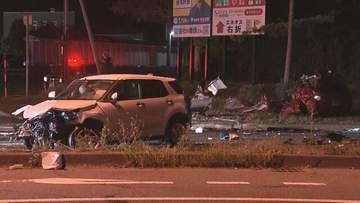 防犯カメラに事故の瞬間…交差点で乗用車2台が衝突　62歳男性死亡、29歳男を逮捕　恵庭市