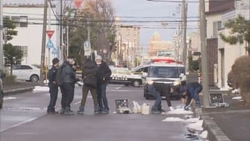 強盗致傷事件として犯人の行方を追う　函館市の寺で76歳の女性が木刀のようなもので殴られる