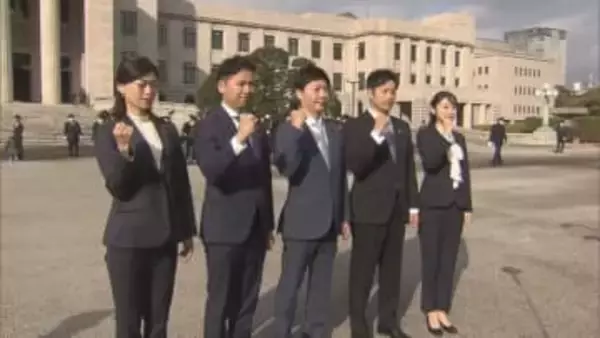 【中継】道内選出の新人衆院議員ら決意新たに初登院