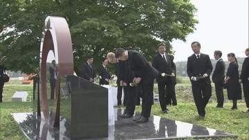 「あれから8年…」2018年9月6日発生　37人が犠牲になった胆振東部地震　慰霊碑に祈りを捧げる