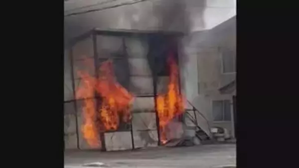 札幌・篠路のプレハブ小屋で火事　けが人はなし