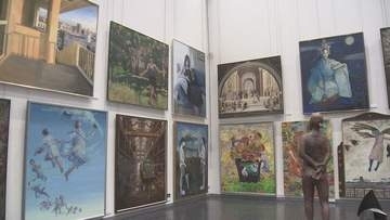 今年で100回目…北海道内最大規模の美術展「道展」開催中　最高賞に旭川市・大石朋生さんの日本画