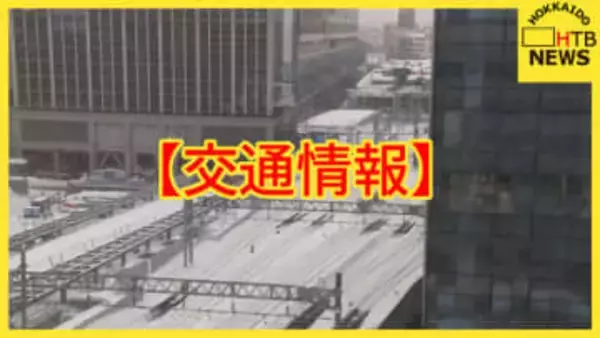 快速エアポート26本など運休　貨物列車の点検や除雪で（午後2時45分現在）