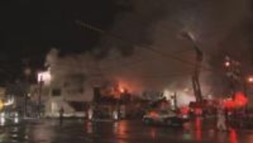 北海道で火事が相次ぐ　函館懸命の消火活動続く　苫小牧市ではアパート火災　男性1人搬送