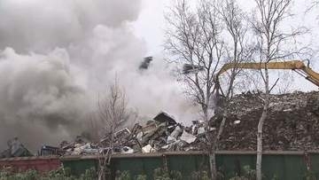 速報　石狩市のリサイクル工場で火事　鉄くずが燃えている　「黒い煙が上がっている」と消防に通報