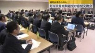 カキ大量死問題受け業者と行政が意見交換会　出席者からは補助金求める声も・広島