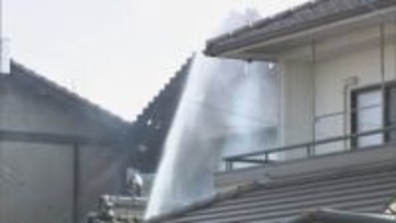 住宅火災で住人の50代女性を救急搬送　命に別条なし・広島県福山市