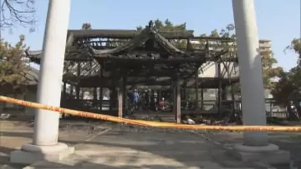 焼失した社殿の再建を　クラウドファンディングで支援呼びかけ・広島県福山市