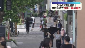 12日の広島県　各地で今年一番の暑さ　5地点で「猛暑日」