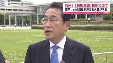 核拡散防止条約再検討会議で「最終文書」採択できず