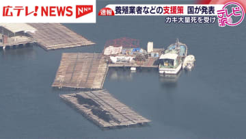 国がカキ養殖業者の支援策を発表　5年間実質無利子とする融資制度など