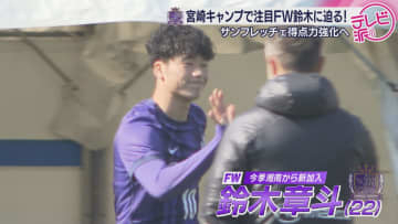 【サンフレッチェ広島】宮崎キャンプで新ストライカー鈴木章斗を直撃取材！