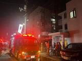 「「4階から炎」 集合住宅の一室を焼く火事　ケガ人なし・広島市東区」の画像1