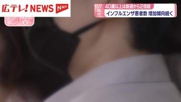 広島市のインフルエンザ患者数　前週より増加