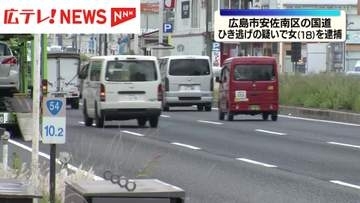 軽自動車運転しひき逃げの疑い　アルバイトの女(18)を逮捕
