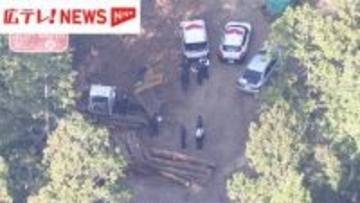 重機の下敷きになり90代男性が死亡　広島・廿日市市