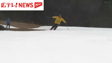 広島県内は25日夜から寒波　県北のスキー場は雨のクリスマス