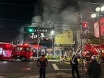 【速報】五日市の飲食店で火事　消防が消火活動中・広島市佐伯区