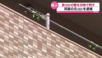 弟を刃物で殺害した疑い　82歳の兄を逮捕
