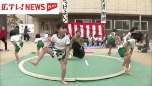 「大寒」に寒波到来 県北は雪に 園児は元気に相撲大会