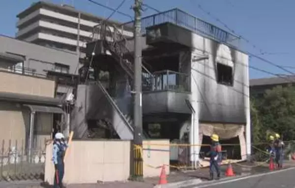 広島・福山市で住宅全焼　焼け跡から１人の遺体