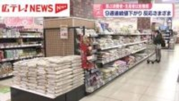 米の販売価格が9週連続値下がり　喜ぶ消費者・生産者は危機感　広島